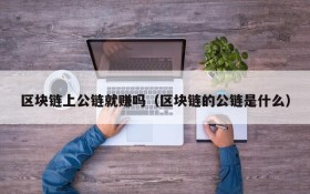 区块链上公链就赚吗(区块链的公链是什么)