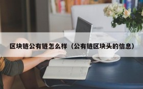 区块链公有链怎么样(公有链区块头的信息)