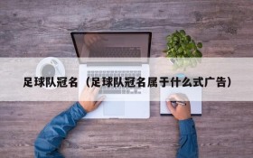 足球队冠名(足球队冠名属于什么式广告)