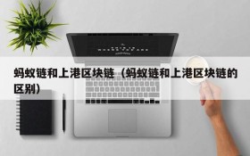 蚂蚁链和上港区块链(蚂蚁链和上港区块链的区别)