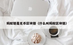 蚂蚁链是无币区块链(什么叫蚂蚁区块链)