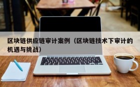 区块链供应链审计案例(区块链技术下审计的机遇与挑战)