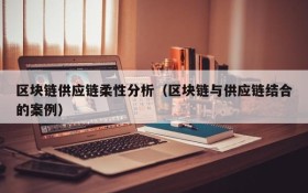 区块链供应链柔性分析(区块链与供应链结合的案例)