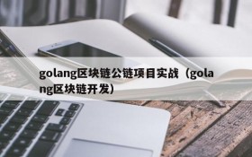 golang区块链公链项目实战(golang区块链开发)
