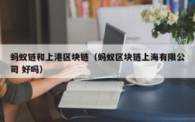 蚂蚁链和上港区块链(蚂蚁区块链上海有限公司 好吗)
