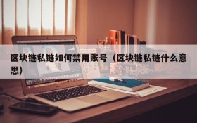 区块链私链如何禁用账号(区块链私链什么意思)