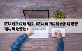 区块链供应链风控(区块链供应链金融规范管理与风险管控)