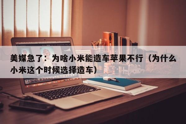 美媒急了：为啥小米能造车苹果不行（为什么小米这个时候选择造车）