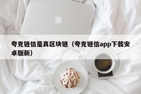夸克链信是真区块链（夸克链信app下载安卓版新）