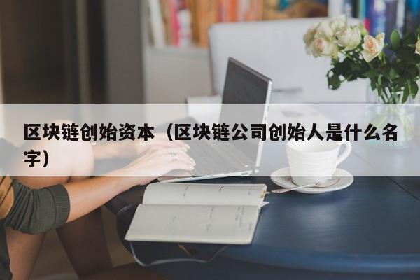 区块链创始资本（区块链公司创始人是什么名字）