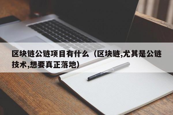 区块链公链项目有什么（区块链,尤其是公链技术,想要真正落地）