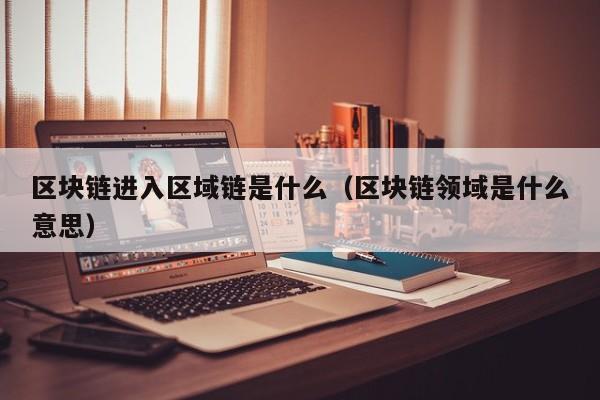 区块链进入区域链是什么（区块链领域是什么意思）