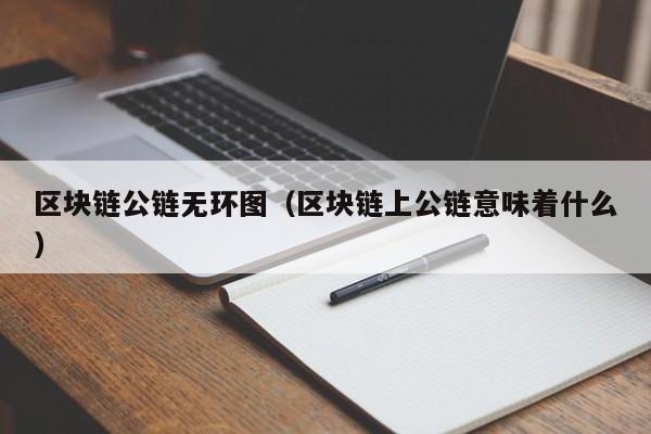 区块链公链无环图（区块链上公链意味着什么）